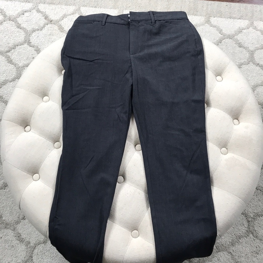 Gloria Vanderbilt Charcoal Gray Trouser Pants